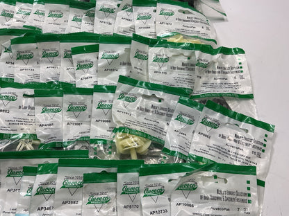 Wholesale Lot # 3 - Auveco Retainer Clips & Hardware Lot, 250 Packs As Shown