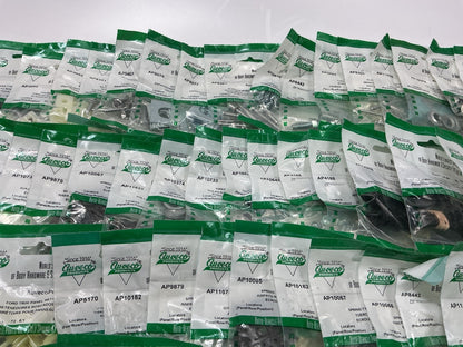 Wholesale Lot # 3 - Auveco Retainer Clips & Hardware Lot, 250 Packs As Shown