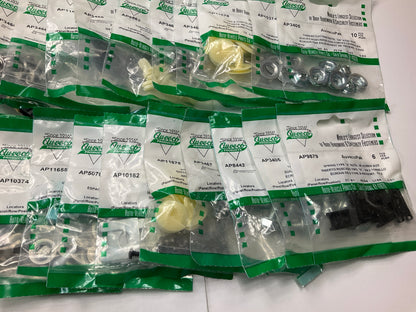 Wholesale Lot # 4- Auveco Retainer Clips & Hardware Lot, 250 Packs As Shown