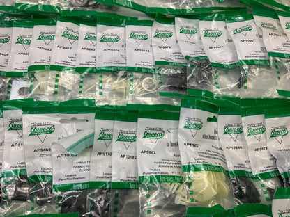 Wholesale Lot # 4- Auveco Retainer Clips & Hardware Lot, 250 Packs As Shown