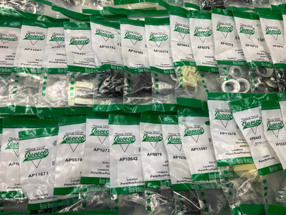 Wholesale Lot # 4- Auveco Retainer Clips & Hardware Lot, 250 Packs As Shown