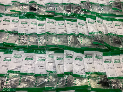 Wholesale Lot # 5 - Auveco Retainer Clips & Hardware Lot, 250 Packs As Shown