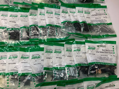 Wholesale Lot # 5 - Auveco Retainer Clips & Hardware Lot, 250 Packs As Shown