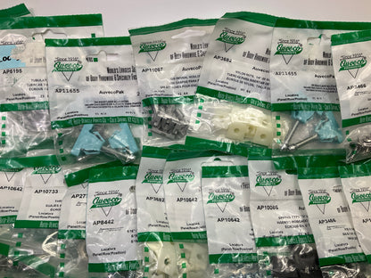 Wholesale Lot # 5 - Auveco Retainer Clips & Hardware Lot, 250 Packs As Shown