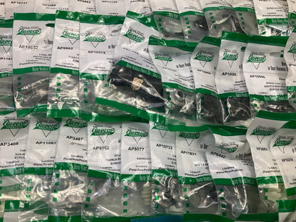Wholesale Lot # 6 - Auveco Retainer Clips & Hardware Lot, 250 Packs As Shown