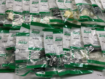 Wholesale Lot # 7 - Auveco Retainer Clips & Hardware Lot, 250 Packs As Shown