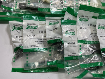 Wholesale Lot # 7 - Auveco Retainer Clips & Hardware Lot, 250 Packs As Shown