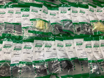 Wholesale Lot # 8 - Auveco Retainer Clips & Mixed Hardware, 250 Packs Total