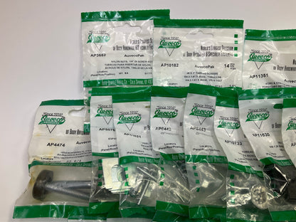 Wholesale Lot # 8 - Auveco Retainer Clips & Mixed Hardware, 250 Packs Total