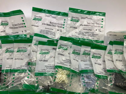Wholesale Lot # 8 - Auveco Retainer Clips & Mixed Hardware, 250 Packs Total