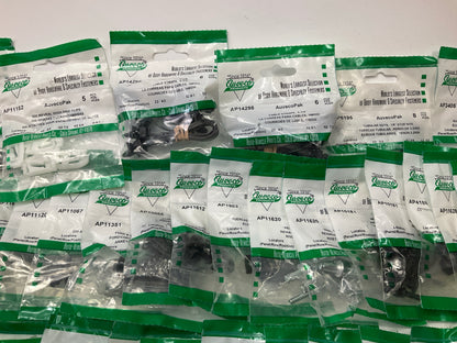 Wholesale Lot # 8 - Auveco Retainer Clips & Mixed Hardware, 250 Packs Total