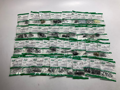 Wholesale Lot  - Auveco Retainer Clips & Hardware Lot, 252 Packs, As Shown