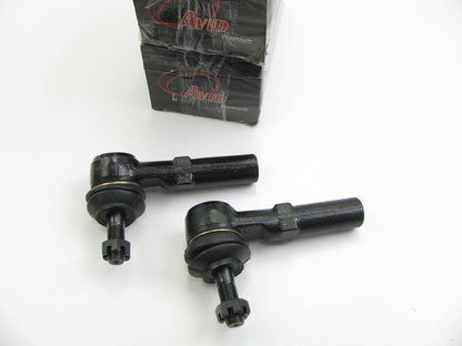 (2) Avid AES3609 Front Outer Tie Rod Ends - 01-10 Silverado Sierra 2500 3500
