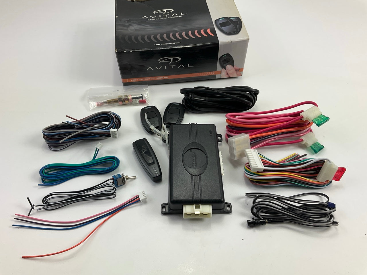 Avital 4113LX Remote Start System Kit With Two 1-Button Remotes