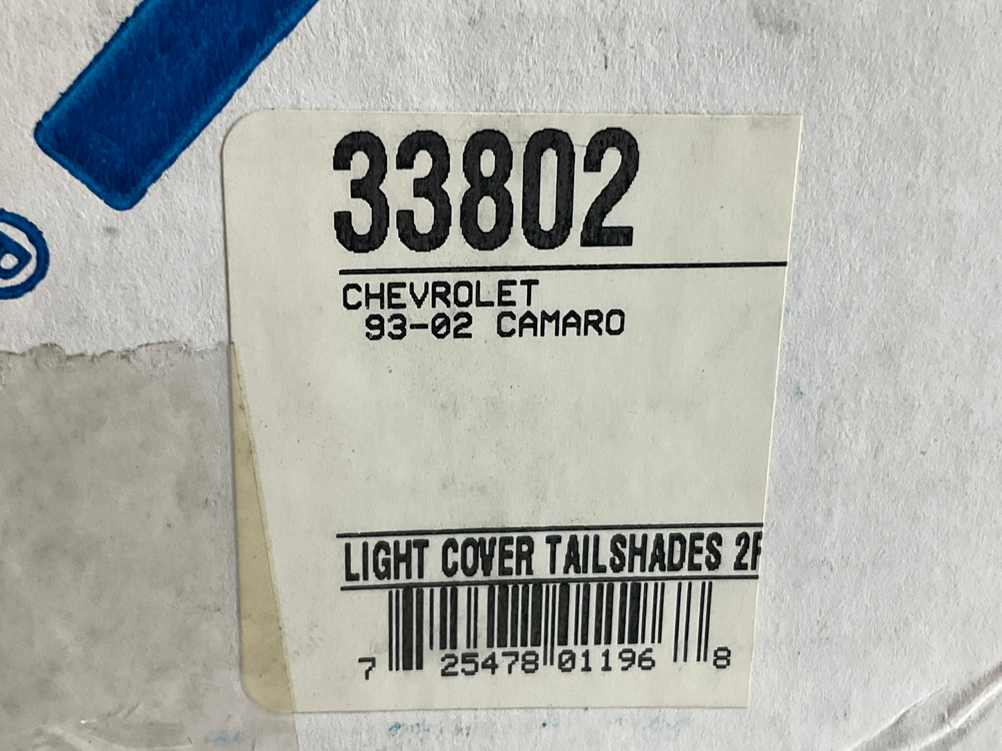 AVS 33802 Tail Light Covers Set For 1993-2002 Chevrolet Camaro