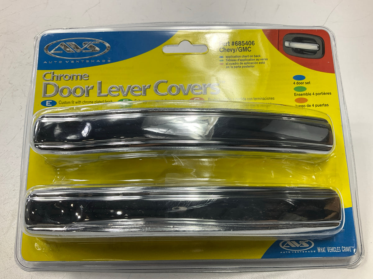 AVS 685406 Chrome Exterior Door Handle Cover - Set Of 4