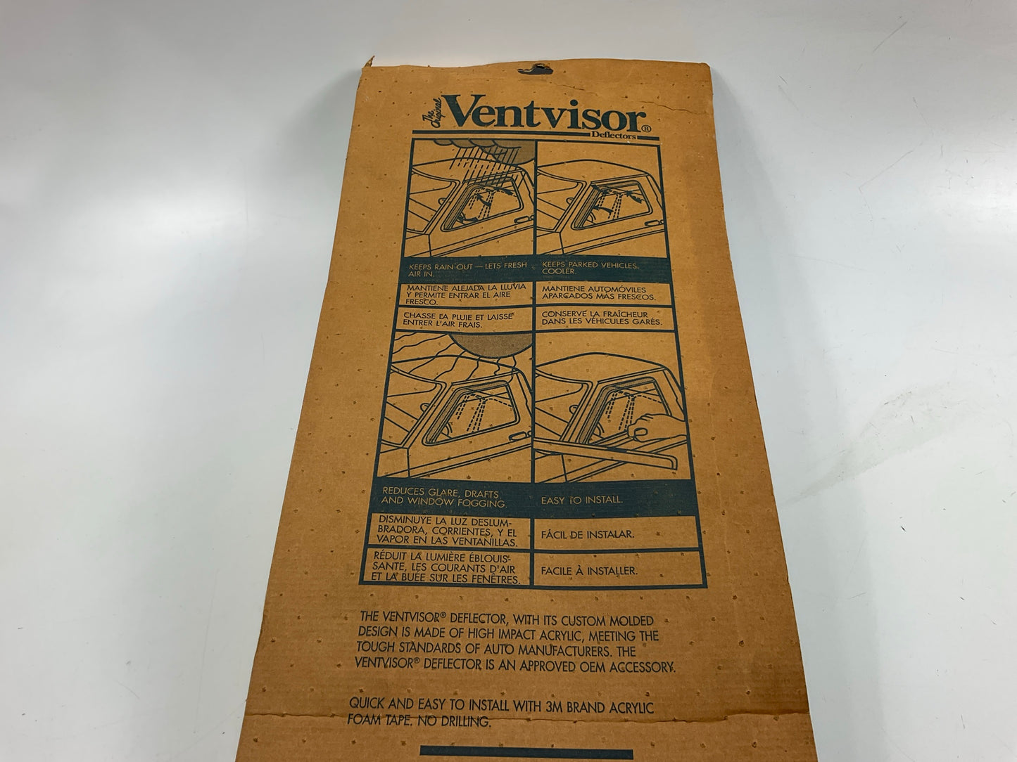 AVS 92023 Front Rain Guards Vent Visor Window Deflector 1984-89 4Runner, Pickup