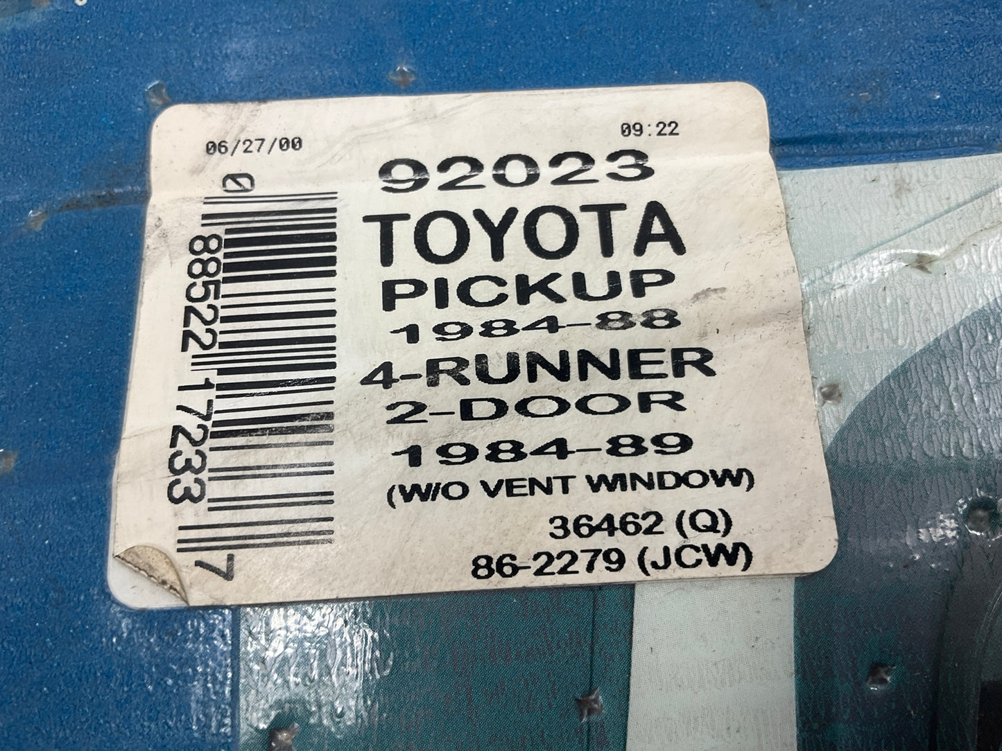 AVS 92023 Front Rain Guards Vent Visor Window Deflector 1984-89 4Runner, Pickup