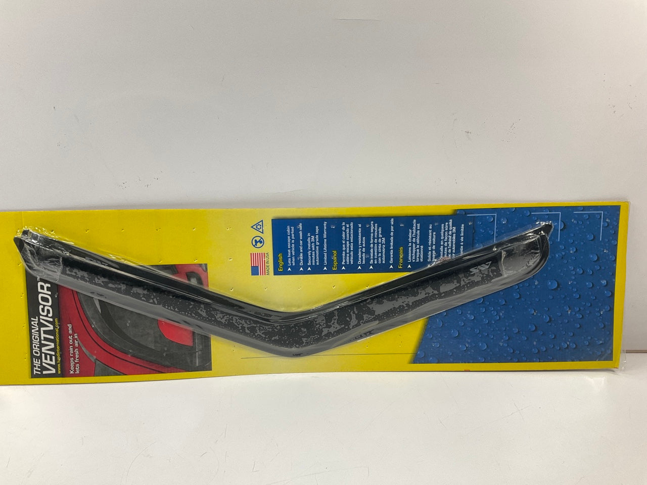 AVS 92127 FRONT ONLY Side Window Deflector Ventvisor 2-piece Kit
