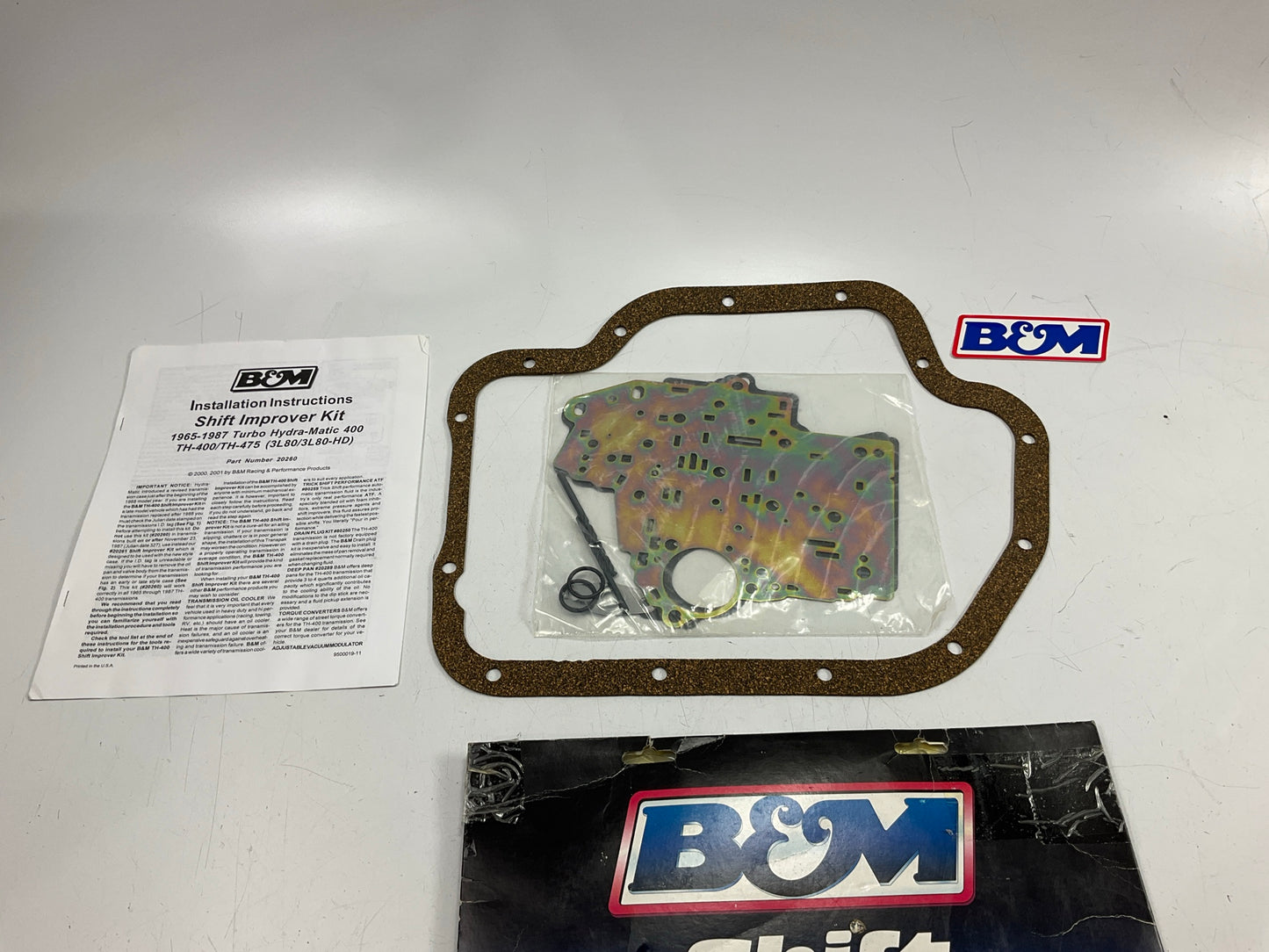B&M 20260 Auto Transmission Upgrade Kit Shift Improver 65-87 GM TH400 TH375