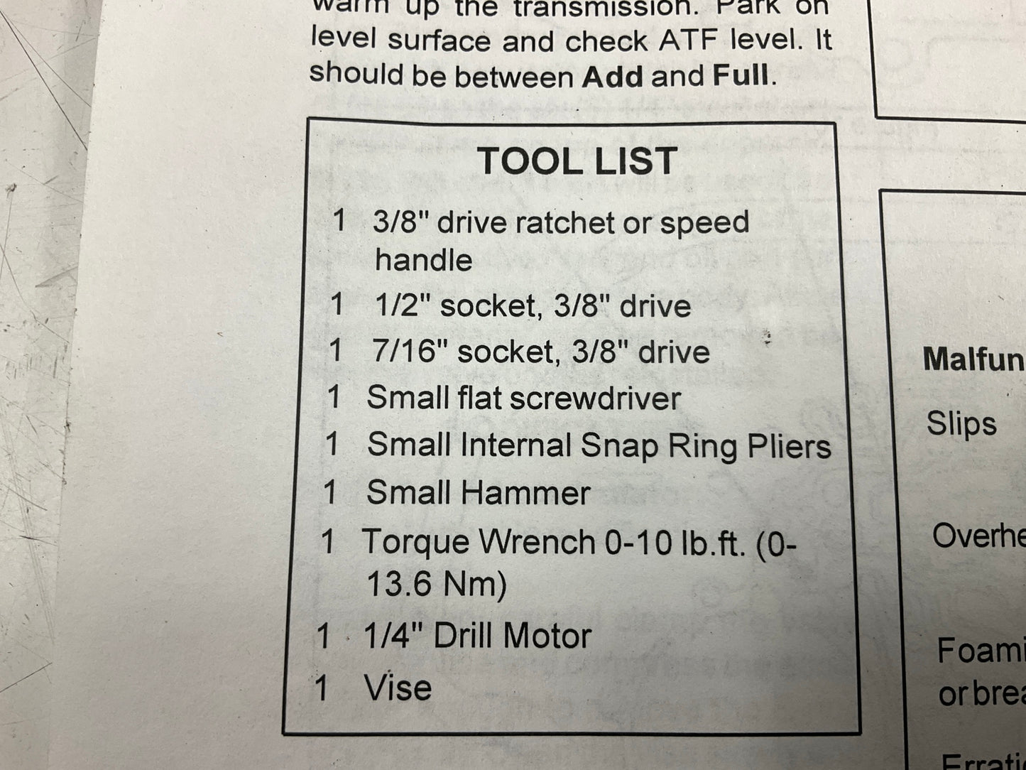 B&M 20260 Auto Transmission Upgrade Kit Shift Improver 65-87 GM TH400 TH375