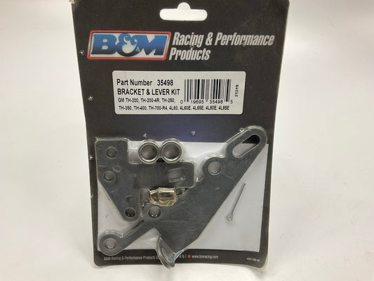 B&M 35498 Bracket And Lever Kit TH400, 350, 250, 2004R, 700R4 Auto Trans