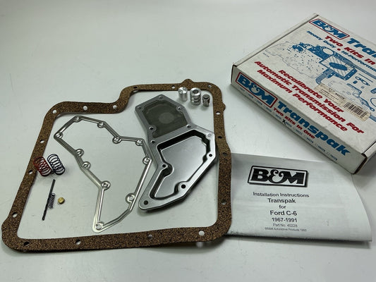 B&M 40228 Transpak Auto Trans Shift Kit For 1967-1991 Ford C6 Transmission