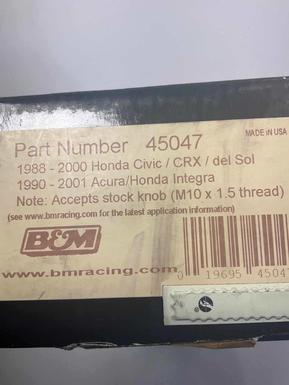 B&M 45047 Manual Short Shifter Sport For 90-01 Acura Integra, 88-00 Honda Civic