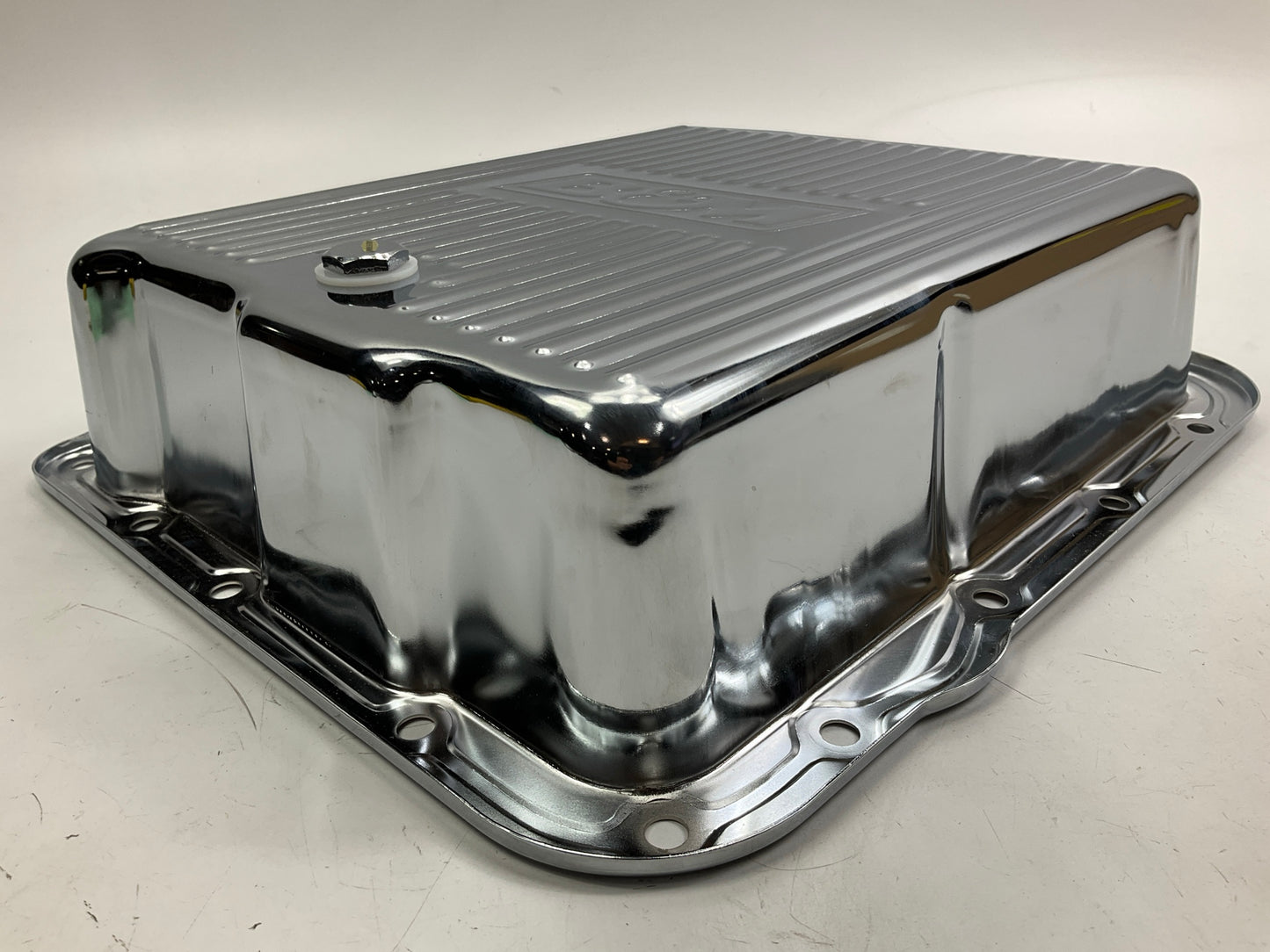 B&M 70289 Chrome Deep Auto Transmission Oil Pan GM TH700R4, 4L60, 4L60E & 4L65E