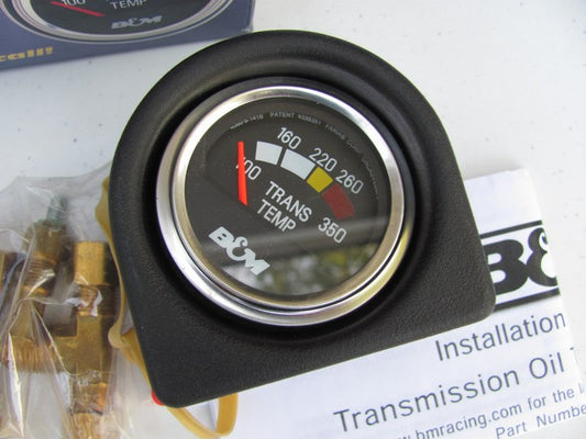 B&M 80212 Automatic Transmission Mechanical Oil Temperature Gauge - 2-1/16''
