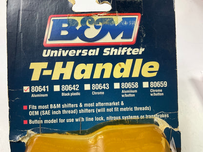 MISSING INSERTS - B&M 80641 Universal Aluminum T-Handle Shift Knob AUTO SHIFTER