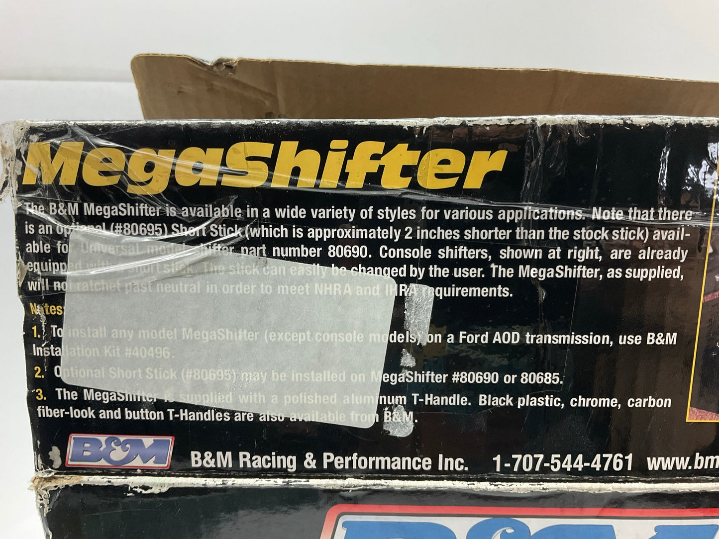 Missing Hardware B&M 80690 Automatic Auto Ratchet Shifter Universal 3 & 4-speed