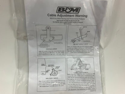 Missing Hardware B&M 80690 Automatic Auto Ratchet Shifter Universal 3 & 4-speed