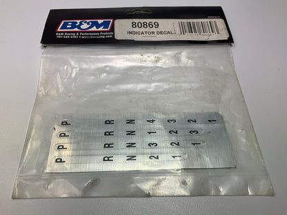 B&M 80869 Replacement Indicator Decal For Magnum Grip Automatic Shifter