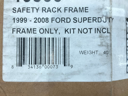 Backrack 10300 Safety Headache Rack (FRAME ONLY) 1999-2008 Ford F-250 F-350 SD