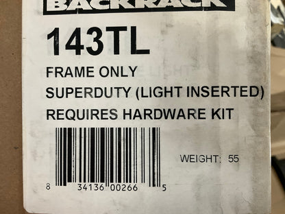 Backrack 143LT Three Light Headache Rack For 99-16 Ford F-250 F-350 - RACK ONLY