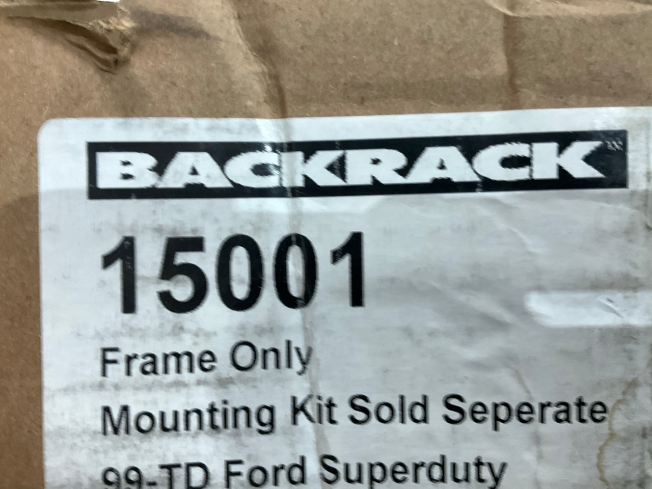 Backrack 15001 Headache Rack For 1999-16 Ford F-250 F350 Super Duty - RACK ONLY