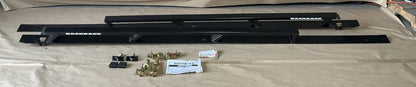 Backrack 80522TB Black Truck Bed Side Rails, For 8.2' Bed W/  21'' Tool Box