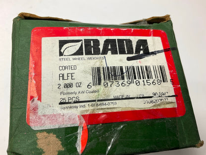 (25) Bada ALFE200 Coated Steel ALFE Wheel Weights, 2.00 Oz