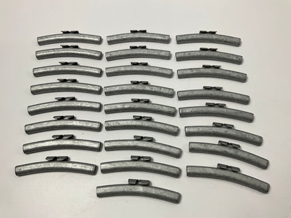Bada ALFE250 ALFE Coated Steel 2.5Oz. Clip-On Wheel Weights - 25 Pcs, 2.5 Oz