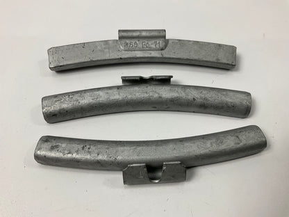 Bada ALFE250 ALFE Coated Steel 2.5Oz. Clip-On Wheel Weights - 25 Pcs, 2.5 Oz