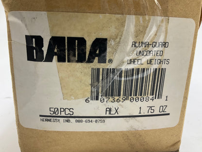 BADA ALX-1-75 Aluma-Guard Uncoated Wheel Balancing Weights 1.75 Oz Each - 50 Pcs