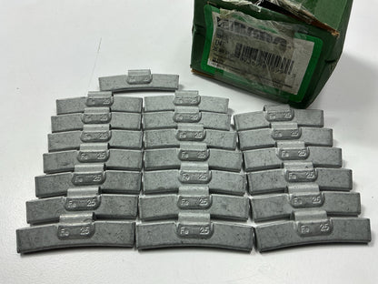 BADA ENFE-25 Steel Wheel Balancing Weights 25 Grams Each, Box Of 21