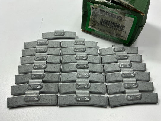 BADA ENFE-25 Steel Wheel Balancing Weights 25 Grams Each, Box Of 21