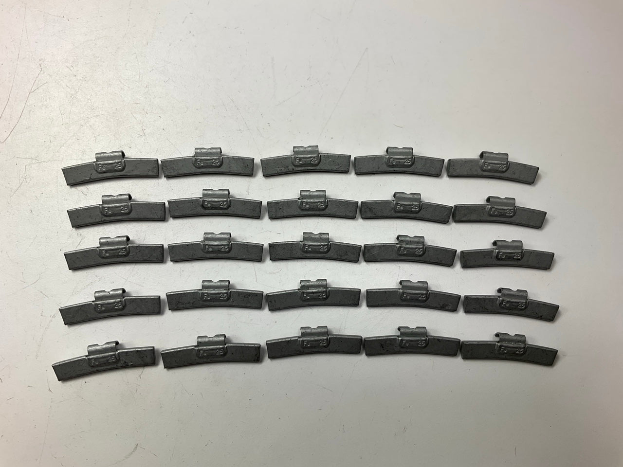 (25) Bada ENFE25 Coated Steel ENFE Wheel Weights, 25.00 Grams