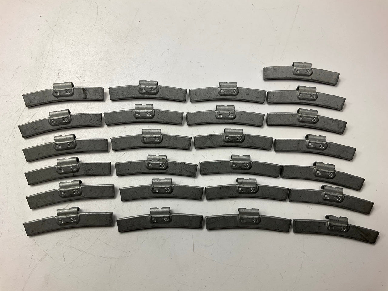 (25) Bada ENFE30 Coated Steel ENFE Wheel Weights, 30.00 Grams