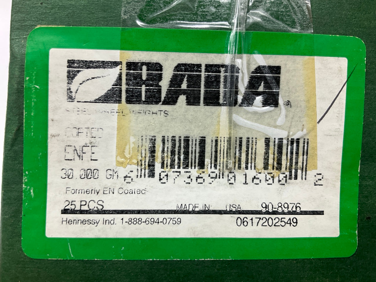 (25) Bada ENFE30 Coated Steel ENFE Wheel Weights, 30.00 Grams