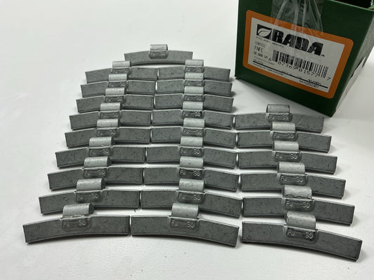Bada FNFE30000 FNFE, Coated, 30 Gram Wheel Weights - Pack Of 25