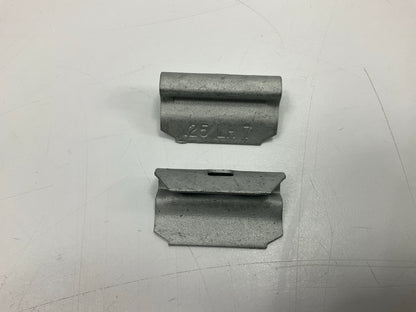 Bada LHFE-250 2-1/2 Oz Wheel Weights 2.50 Oz. - Pack Of 25, LHFE Coated Steel