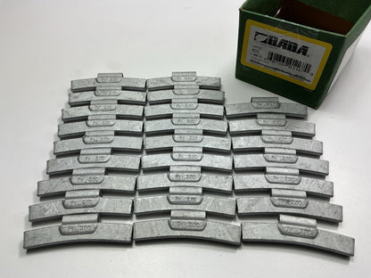 BADA MCFE MCFE2000 Coated Steel 2 Oz. Clip-On Wheel Weights, 25 / PACK, 2 Oz